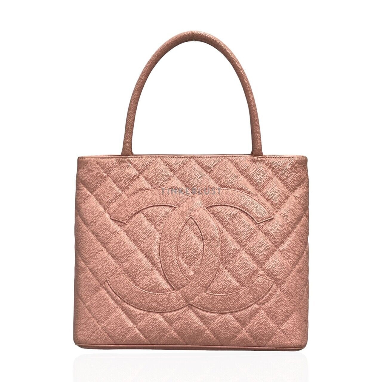 Chanel Medalion Pink Caviar Tote Bag