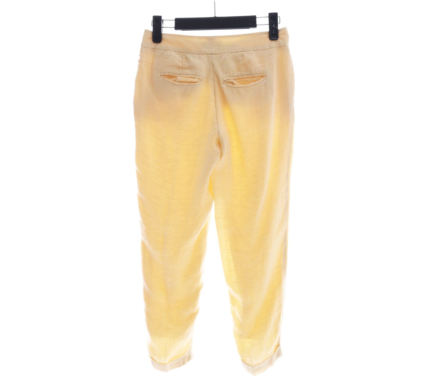 The Limited Yellow Strap Cropped Pants