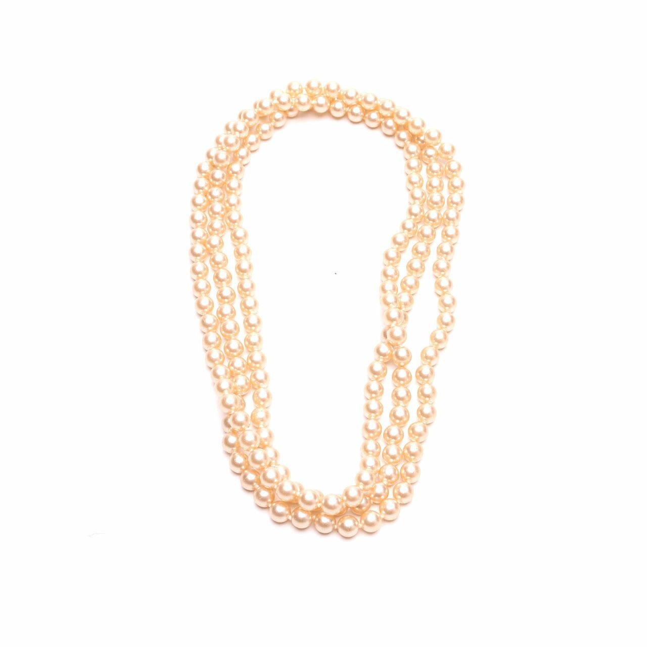 Saks Fifth Avenue Rose Gold Pearl Necklace