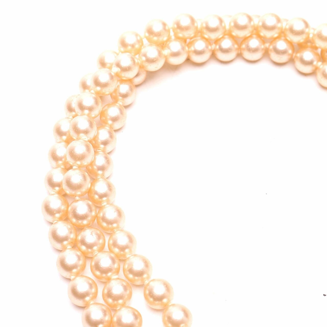 Saks Fifth Avenue Rose Gold Pearl Necklace