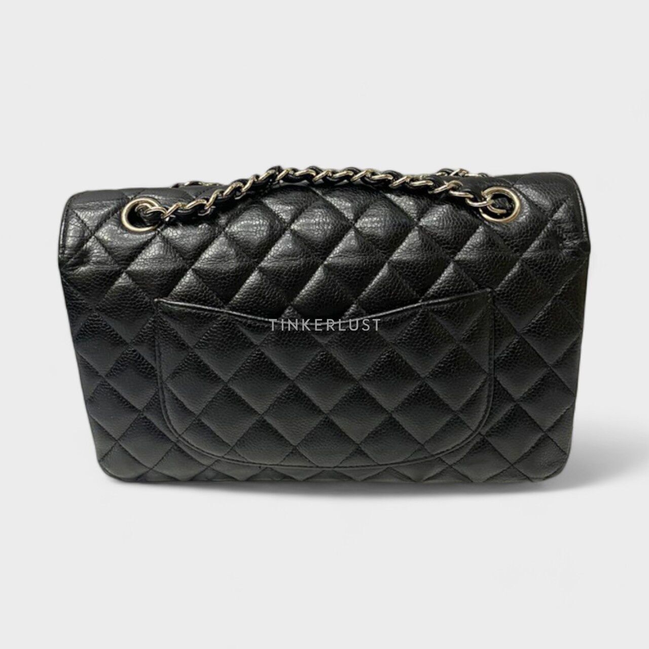 Chanel Classic Medium Black Caviar #25 SHW Shoulder Bag