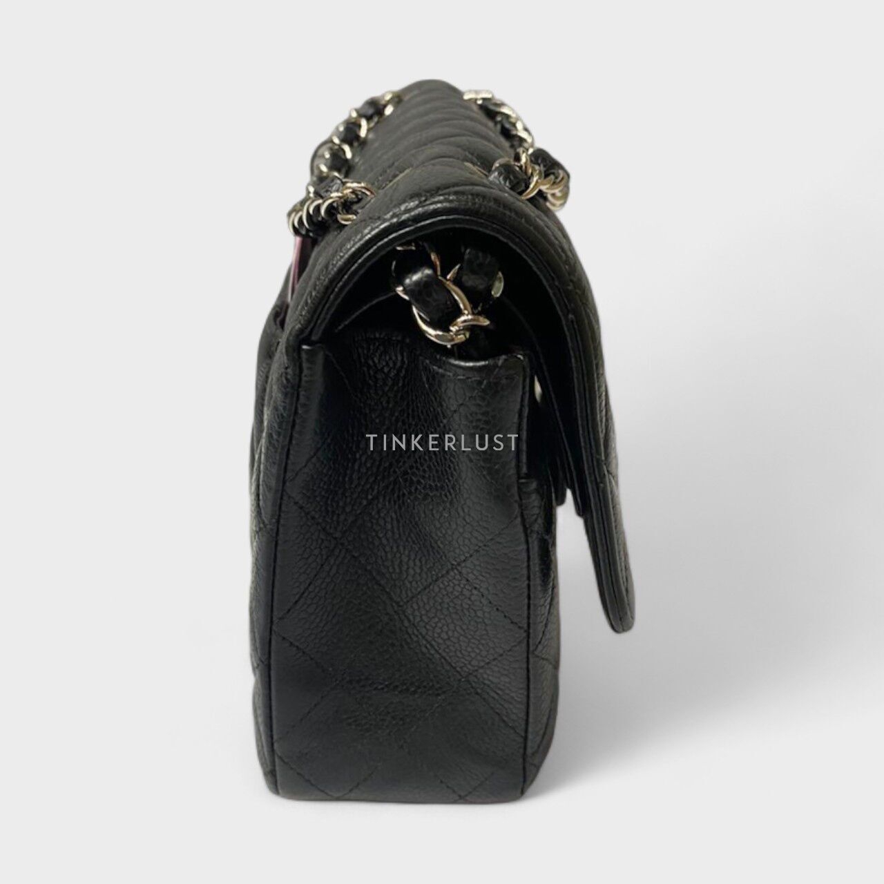 Chanel Classic Medium Black Caviar #25 SHW Shoulder Bag