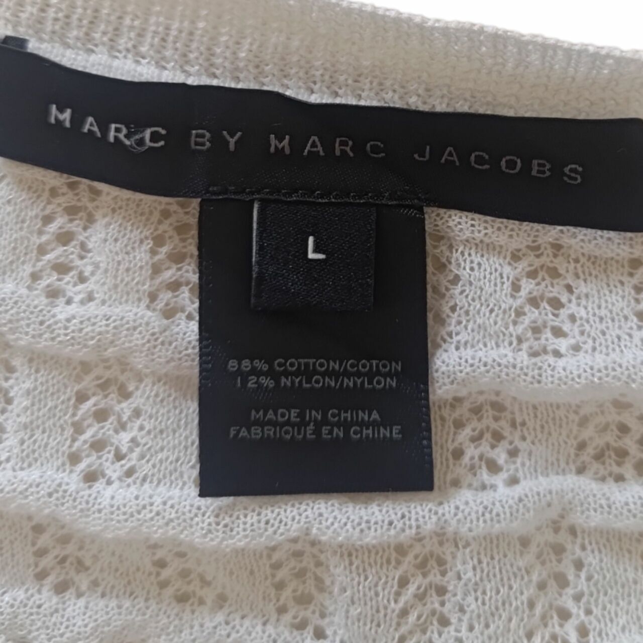 Marc By Marc Jacobs White Cardigan