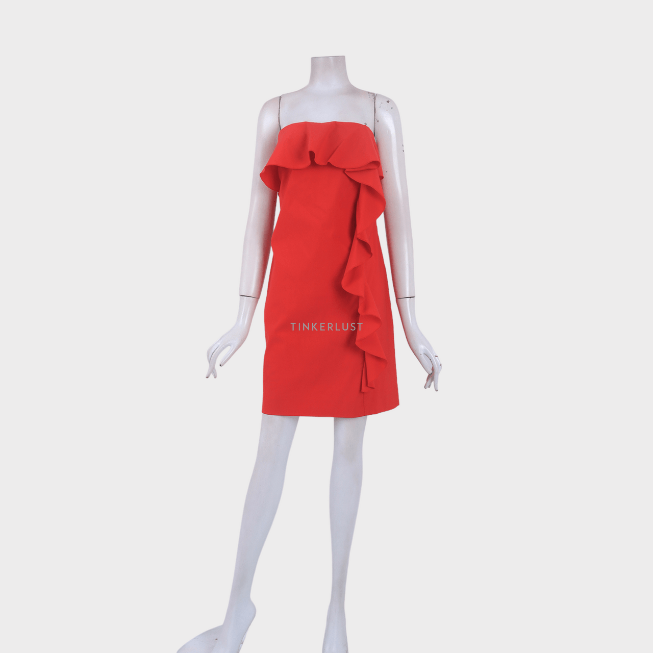DKNY Red Tube Mini Dress