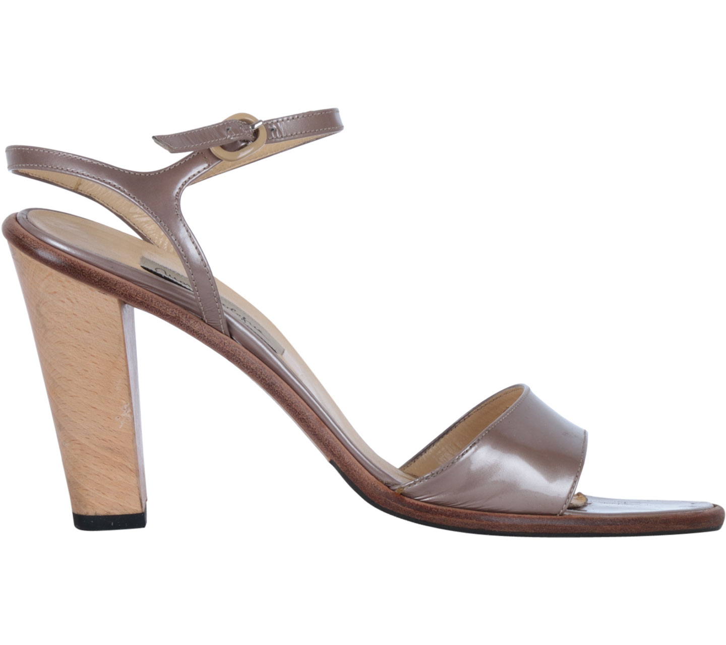 Mario Bologna Brown Ankle Strap Heels