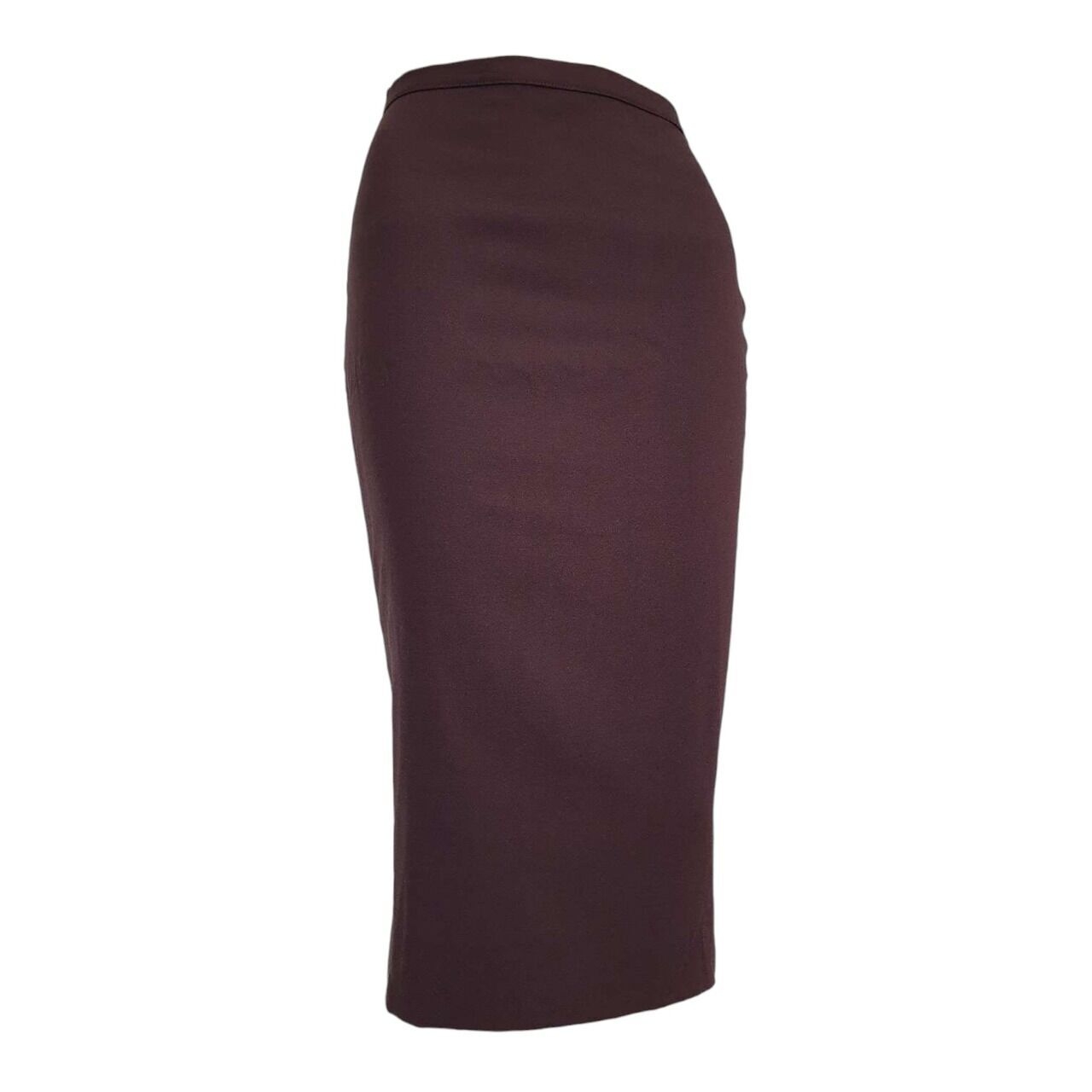 Dolce & Gabbana Brown Stripes Midi Skirt