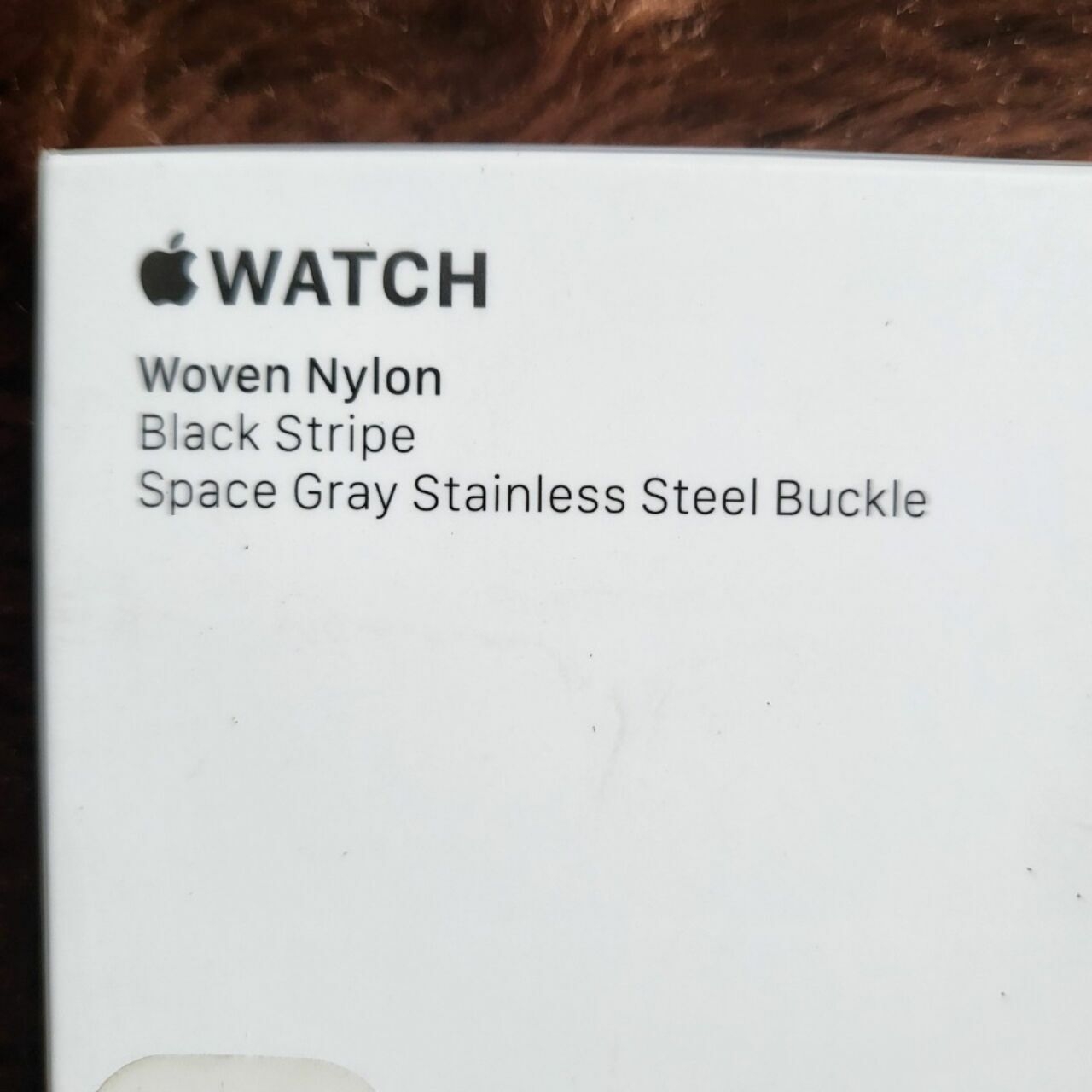 Apple Woven Nylon Band Strap Watch