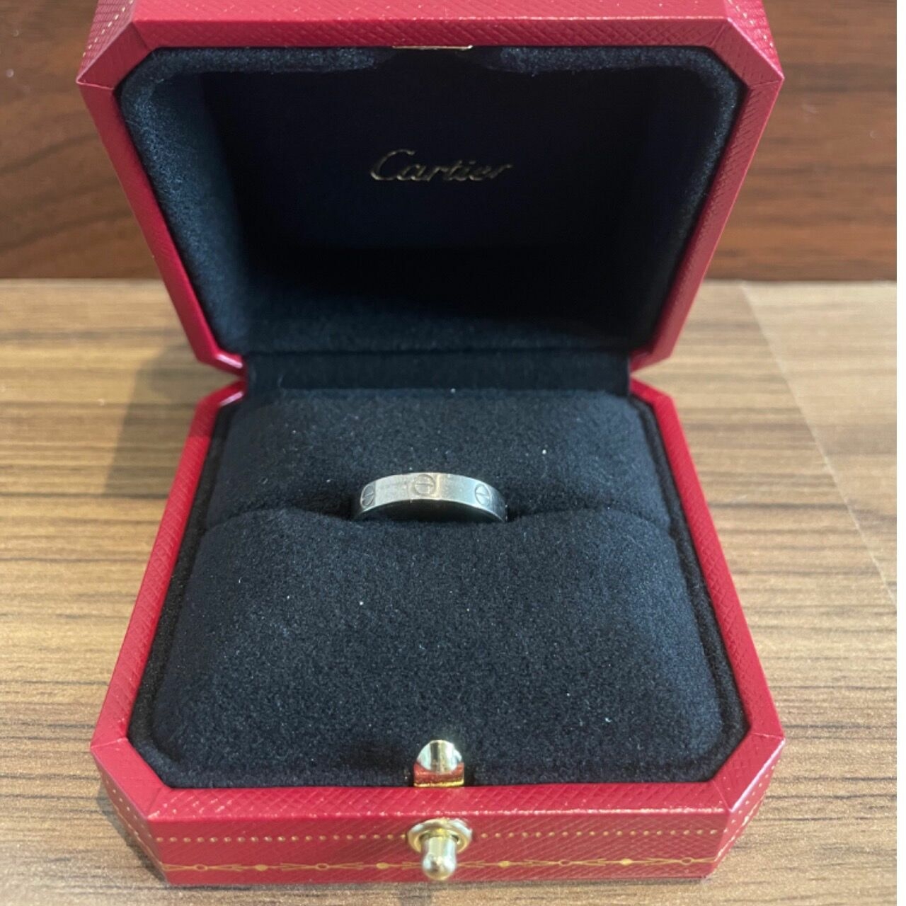 Cartier Love Ring White Gold Size 56mm