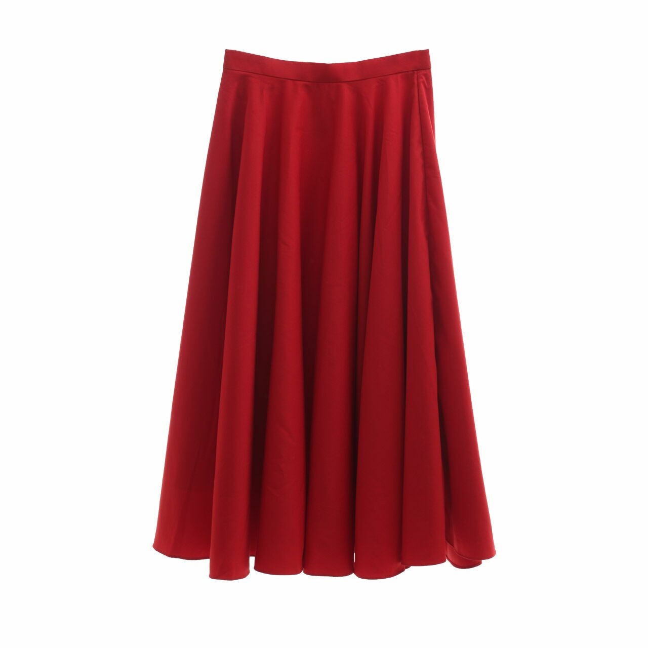 Hellopupu Red Midi Skirt