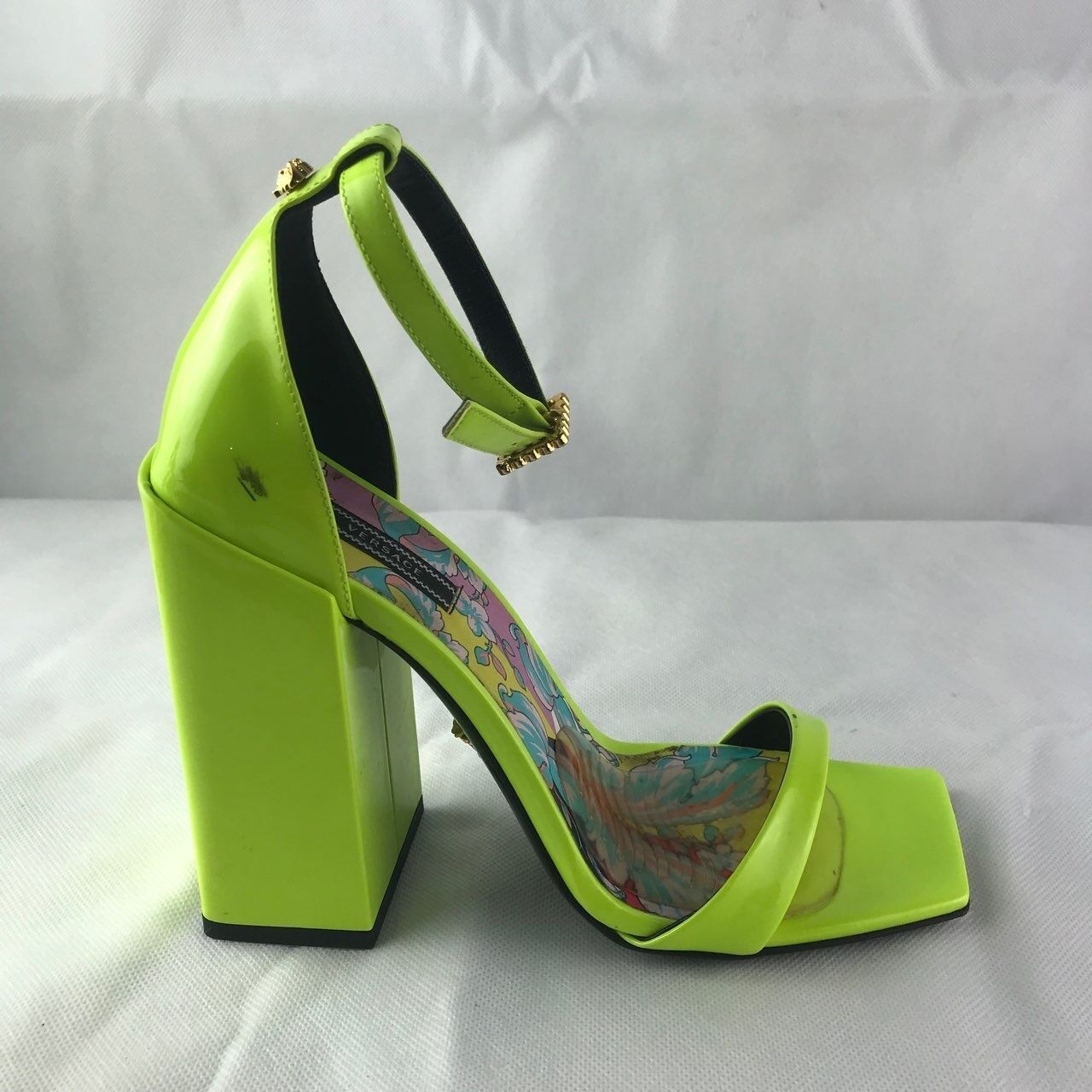 Versace Neon Yellow Heels