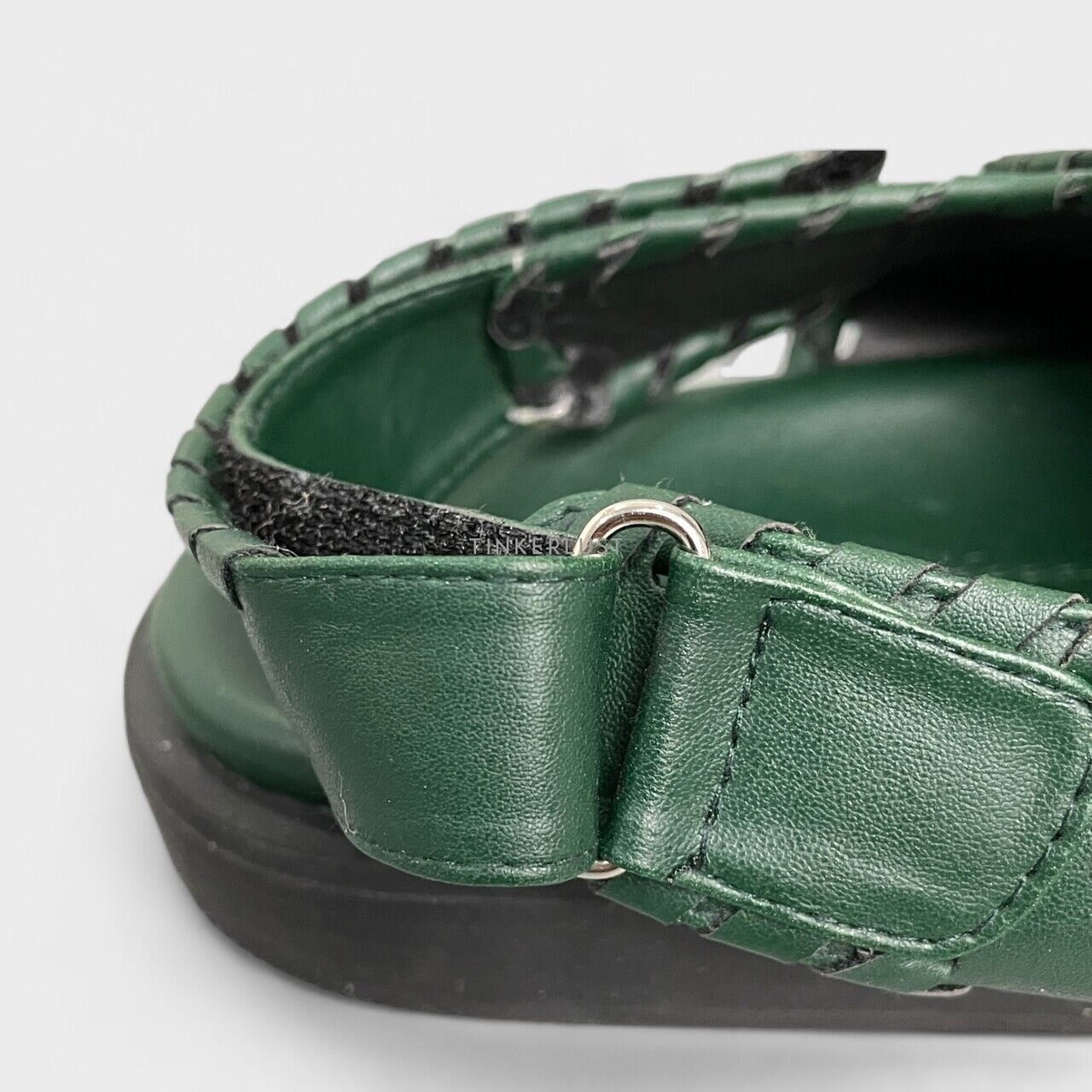 Fayt Dark Green Sandals
