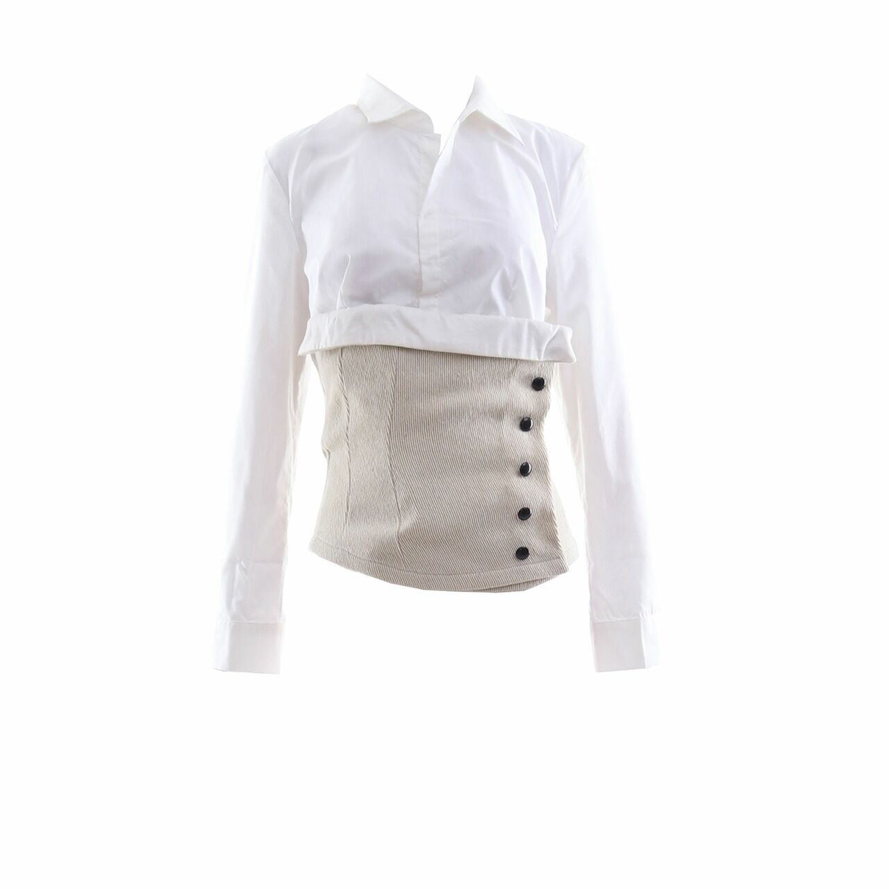 Alto Beige & White Shirt