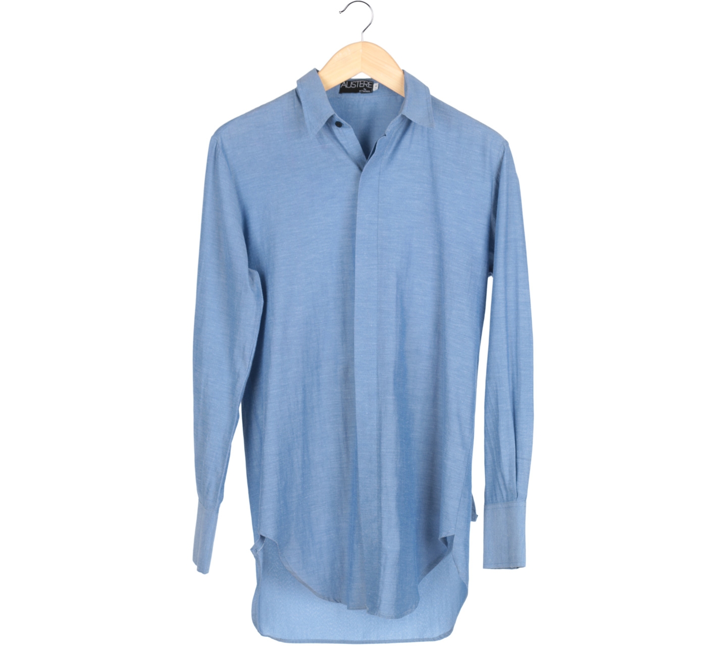 Austere Blue With Pocket Back Shirt