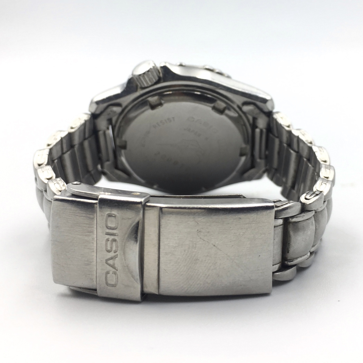 Casio silver wristwatch