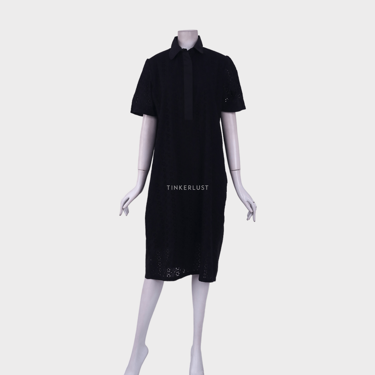 Jii by Gloria Agatha Black Midi Dress