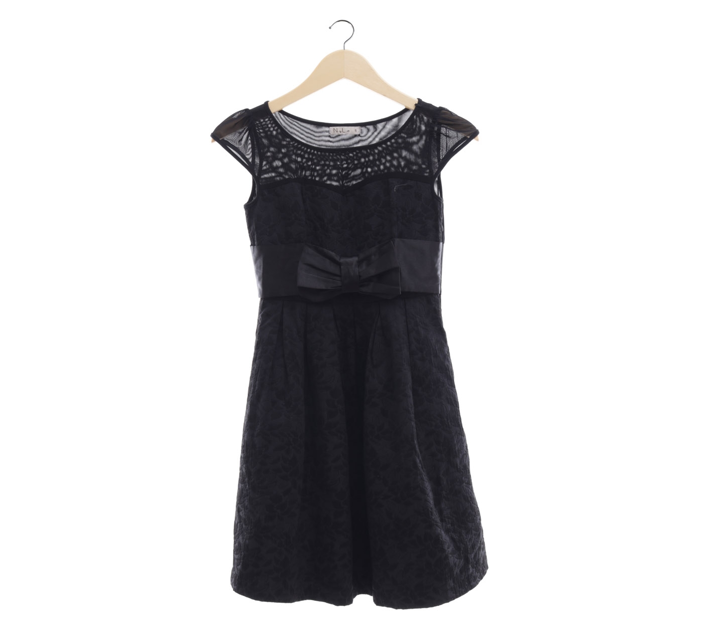 N.y.l.a Black Patterned Floral Mini Dress