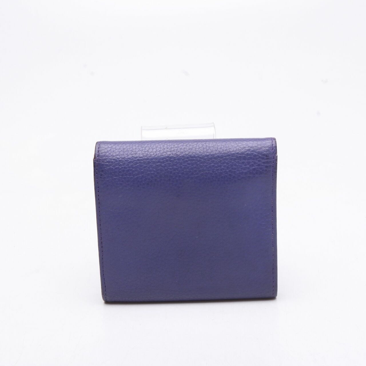 Gianni Versace Trifold Purple Wallet