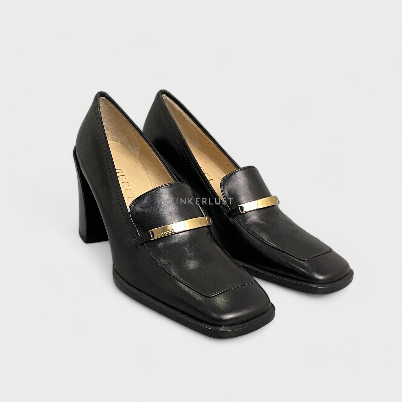 Gucci Vintage Black Pumps Heels Loafers