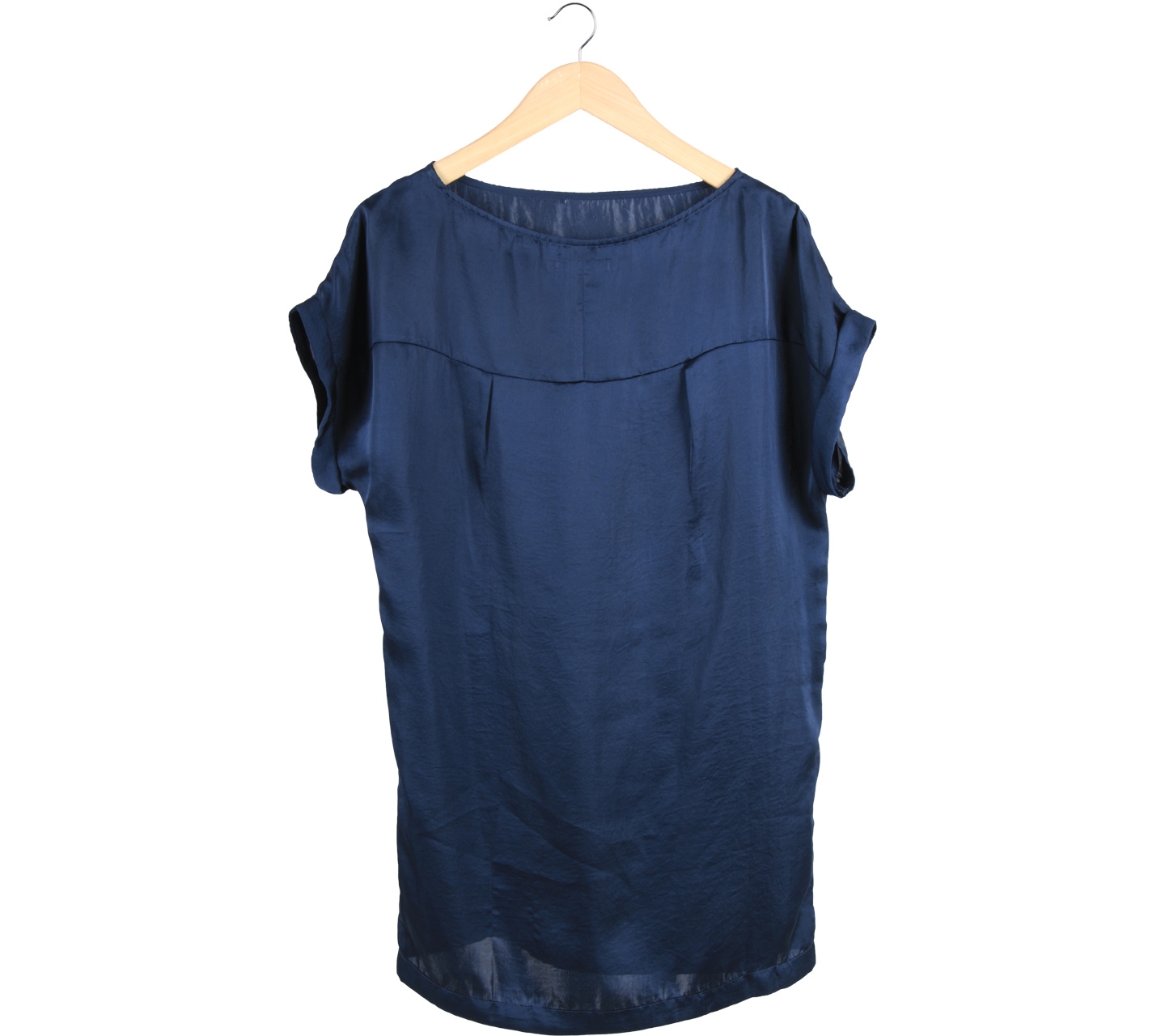 Ecole Dark Blue Patterned Mini Dress