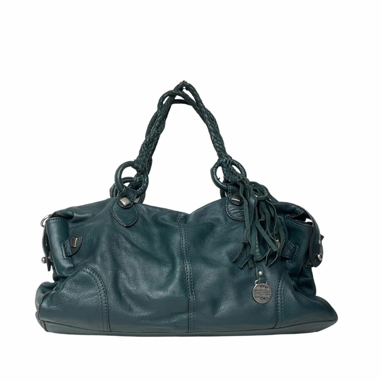 Rabeanco Army Green Leather Handbag