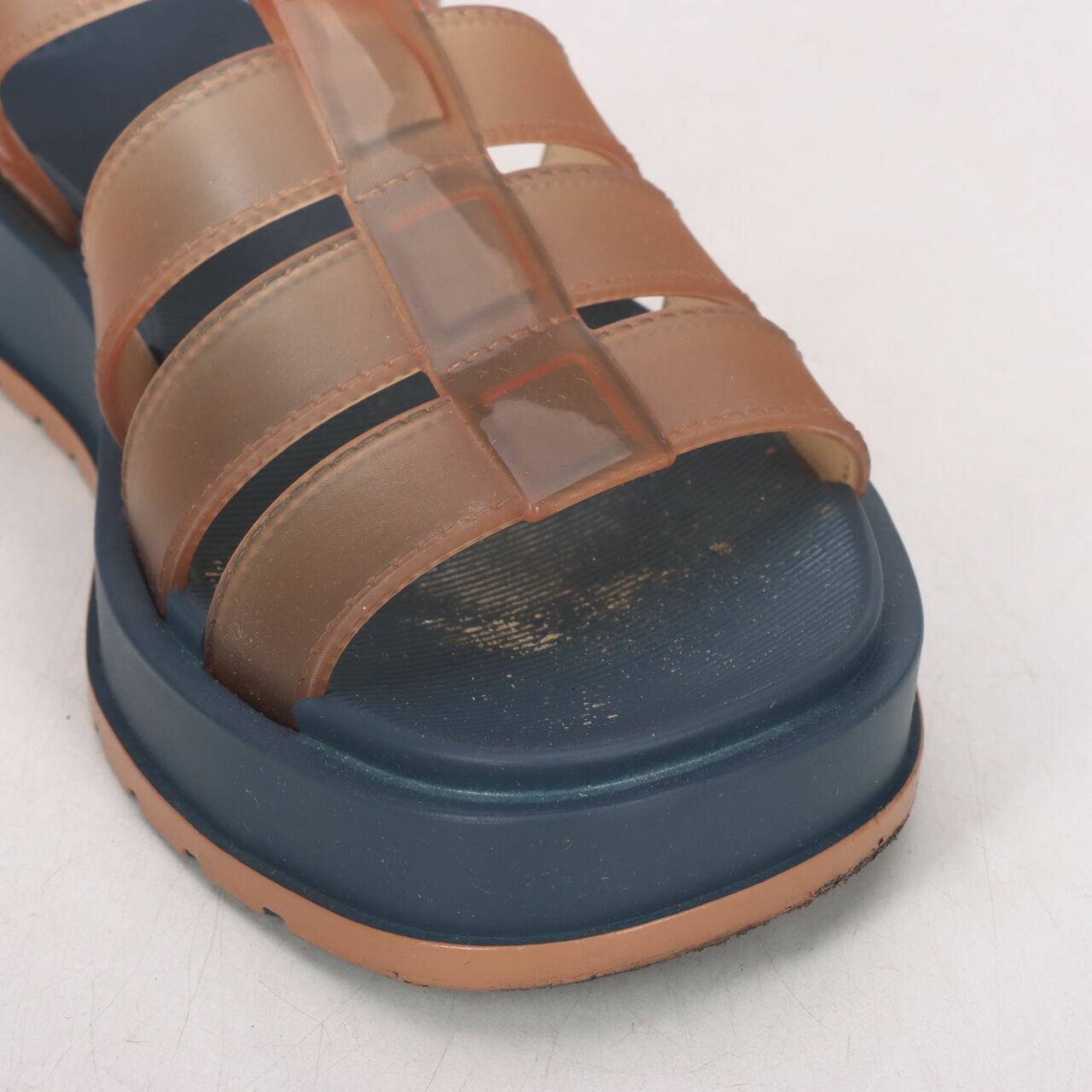 Zaxy Beige & Navy Sandals