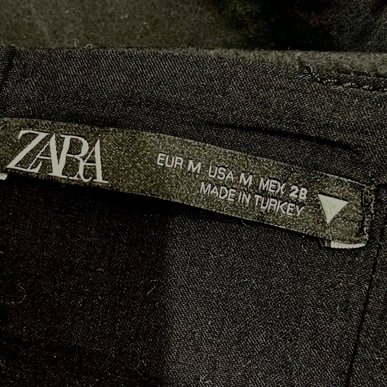 Zara Black Tube Sleeveless