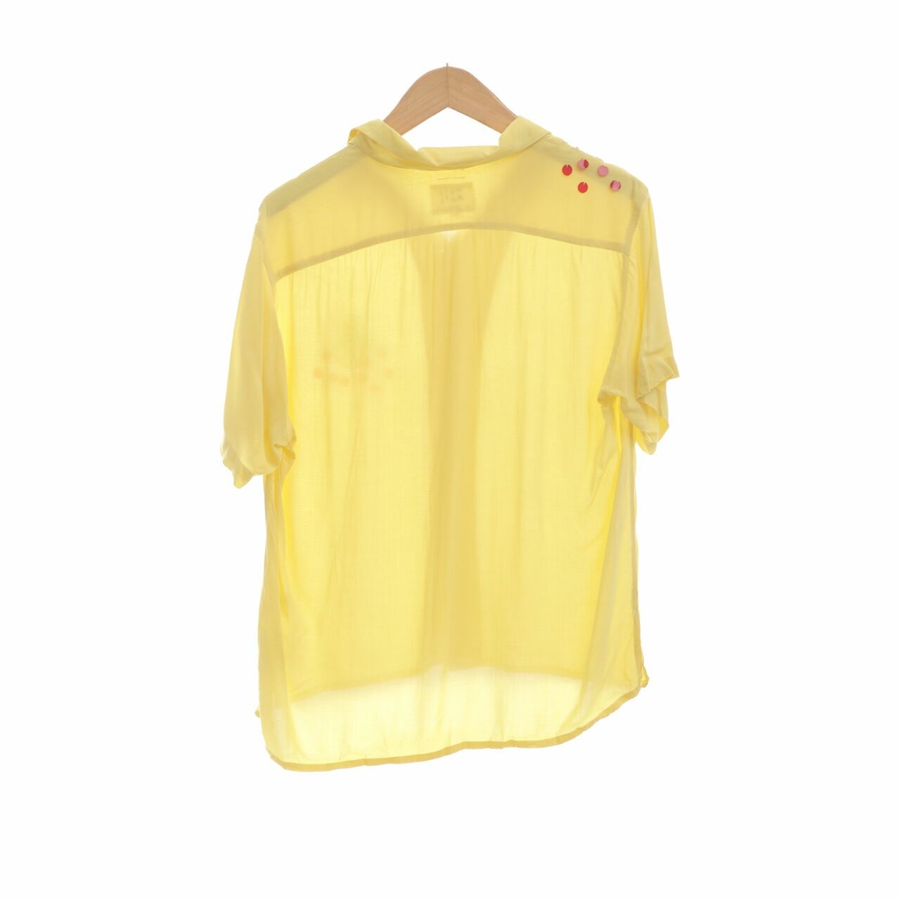 Mote Mote Yellow Sequin Shirt