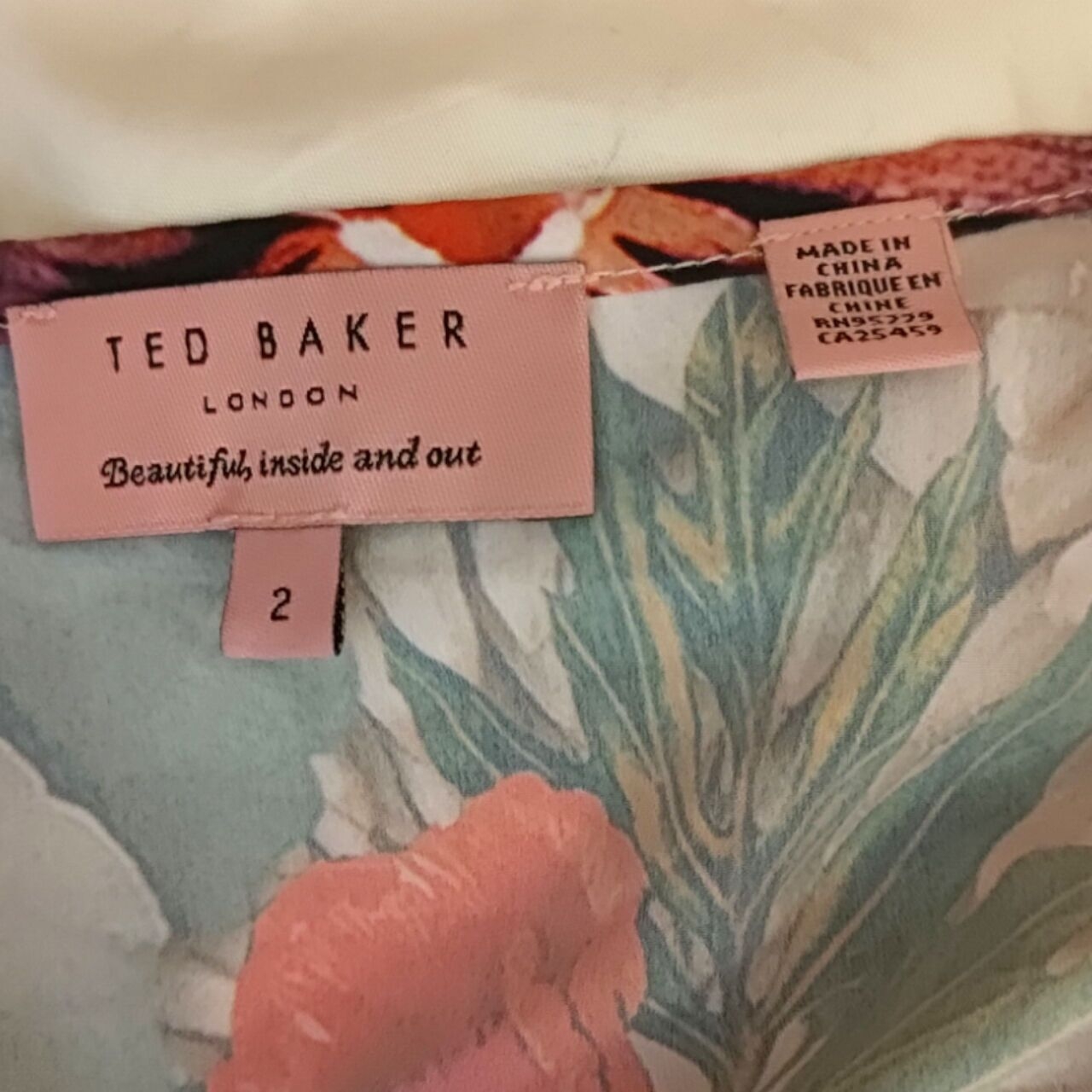 Ted Baker Soft Pink Floral Cardigan