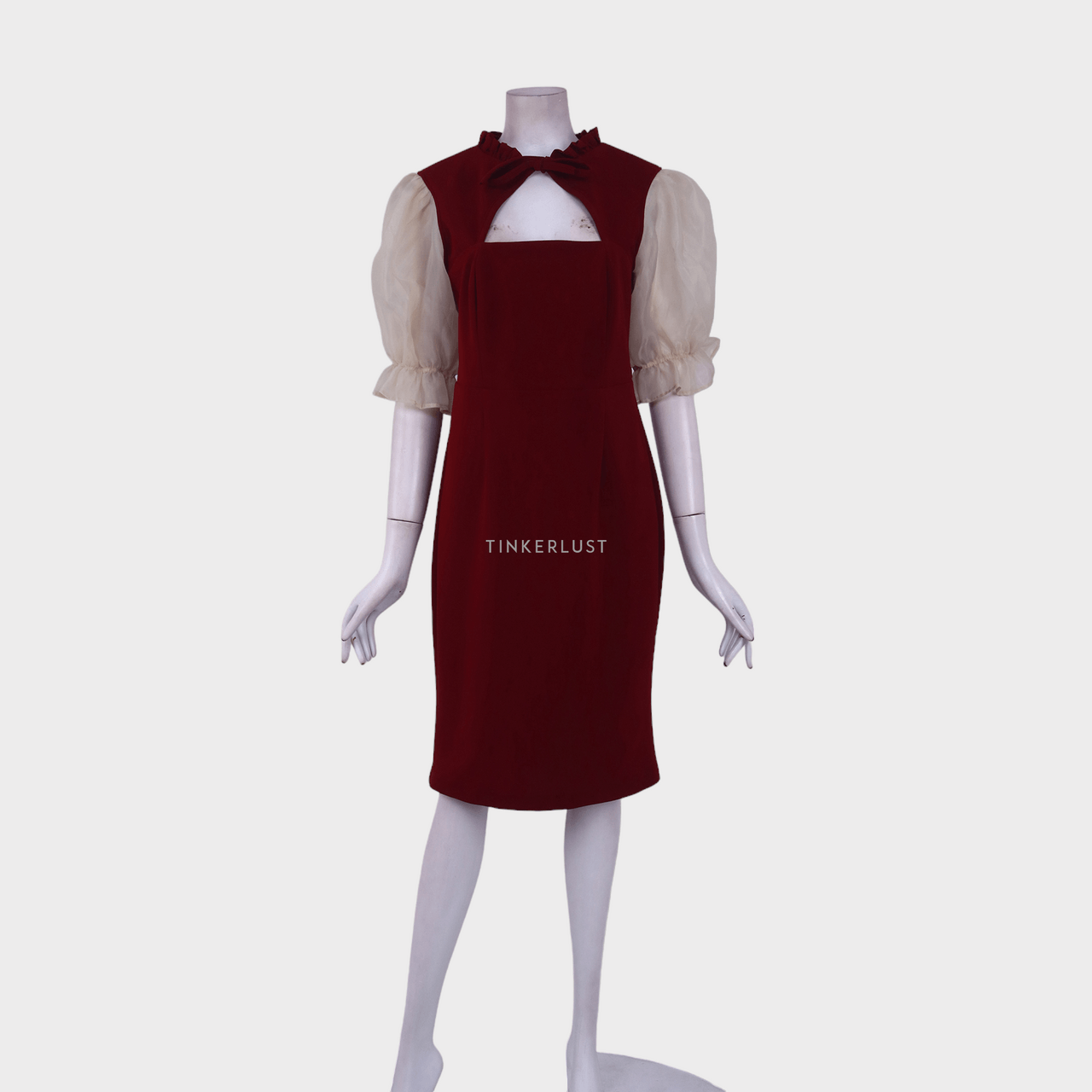 Iconette Closet Maroon Mini Dress