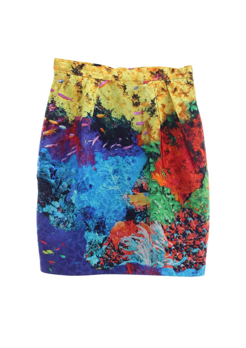 Mary Katrantzou Multi Color Mini Skirt