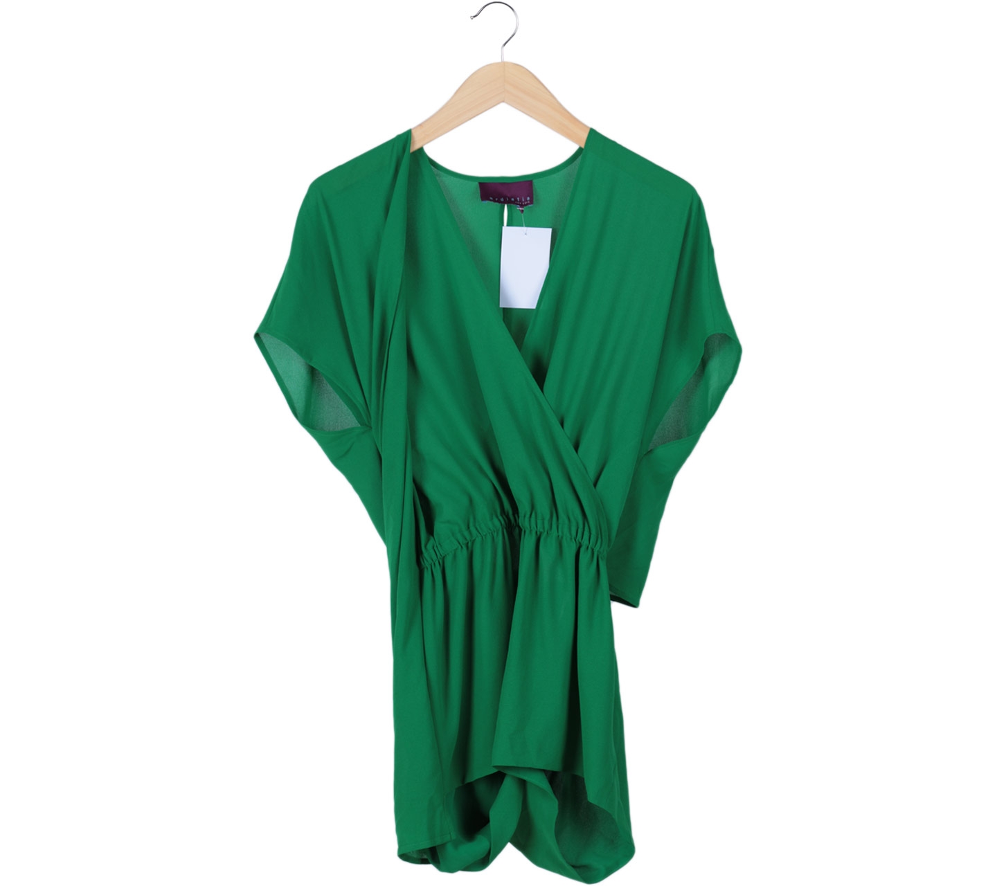 Ardistia New York Green Halter Sleeveless Mini Dress