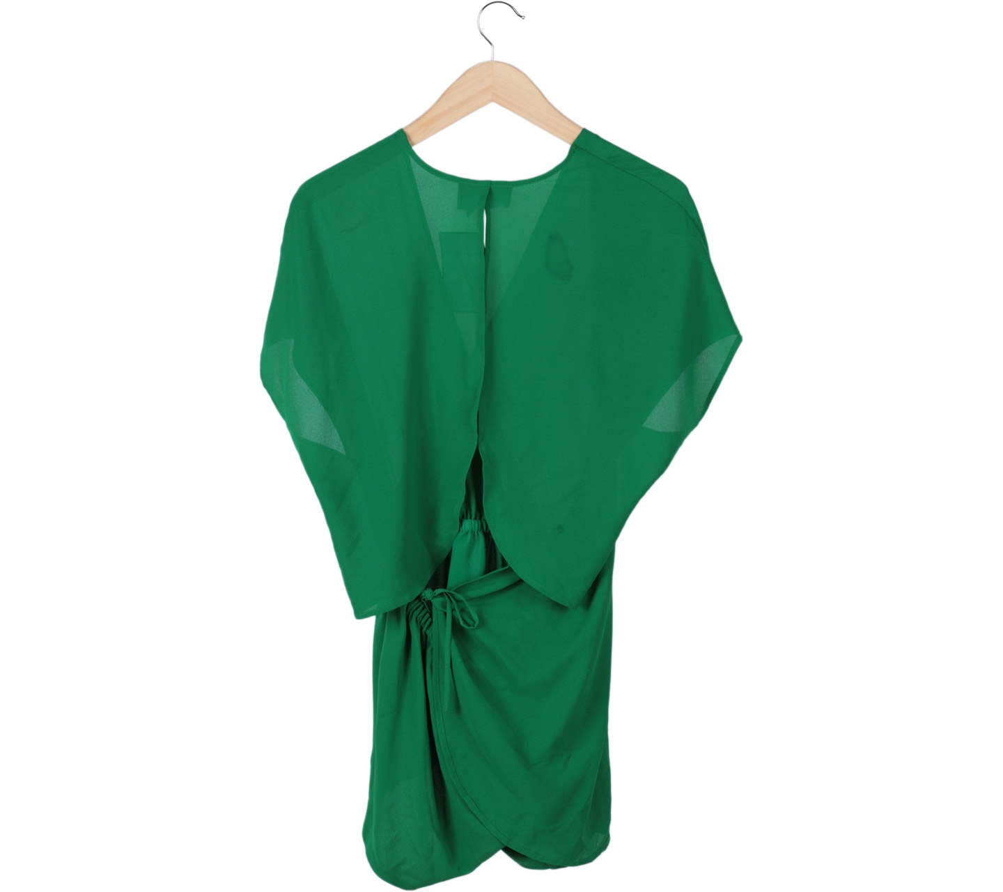 Ardistia New York Green Halter Sleeveless Mini Dress
