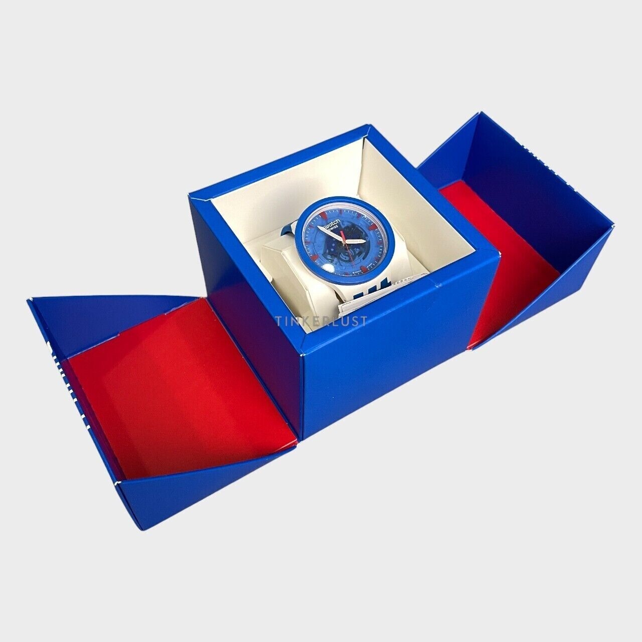 Swatch NASA JUMPSUIT Originals BIG BOLD Quartz Bioceramic Blue Unisex Watch