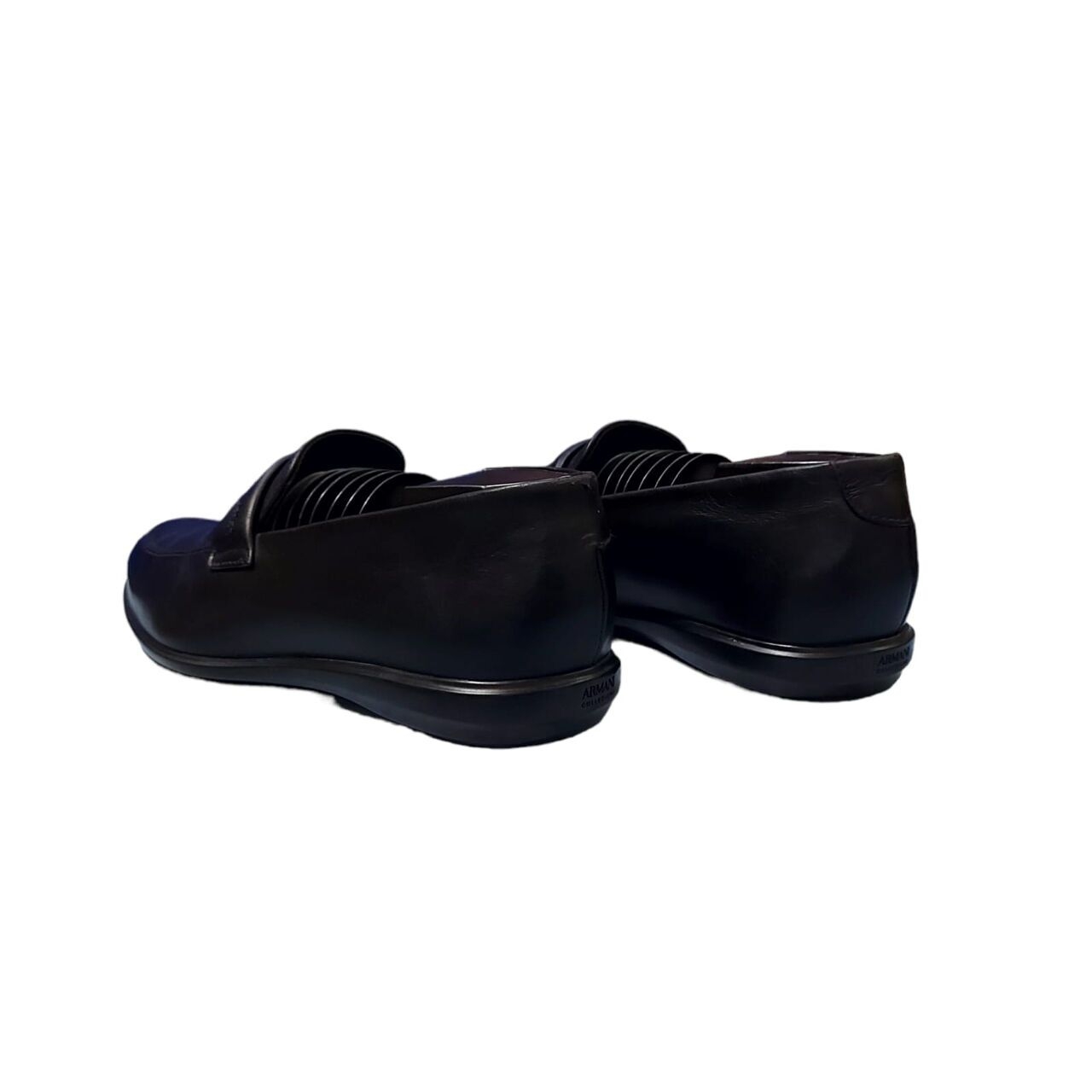 Armani Collezioni Black Loafers