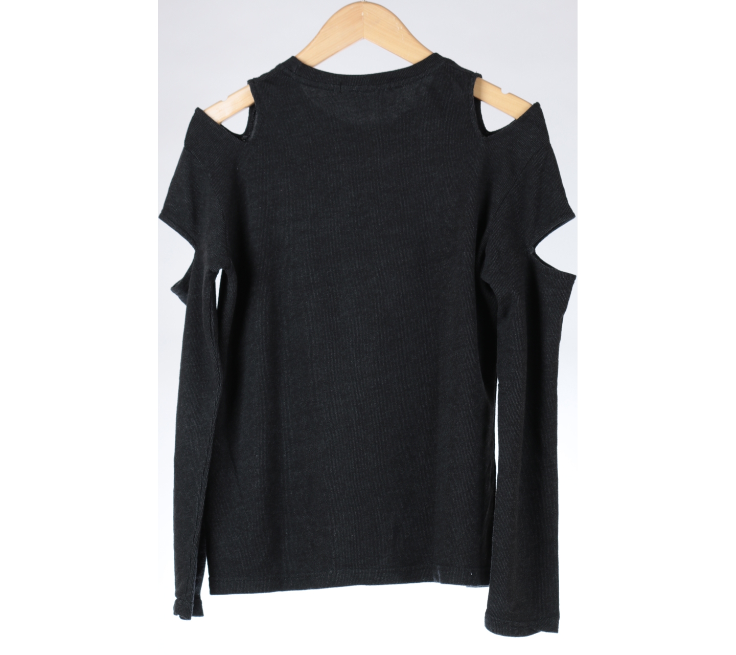 Oneandahalf Grey Cut Out Blouse