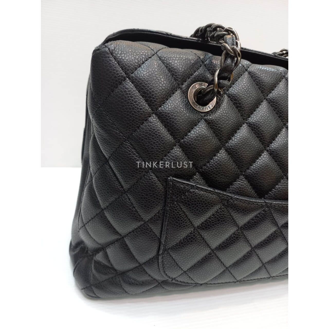 Chanel CC Black Caviar RHW #23 Shoulder Bag