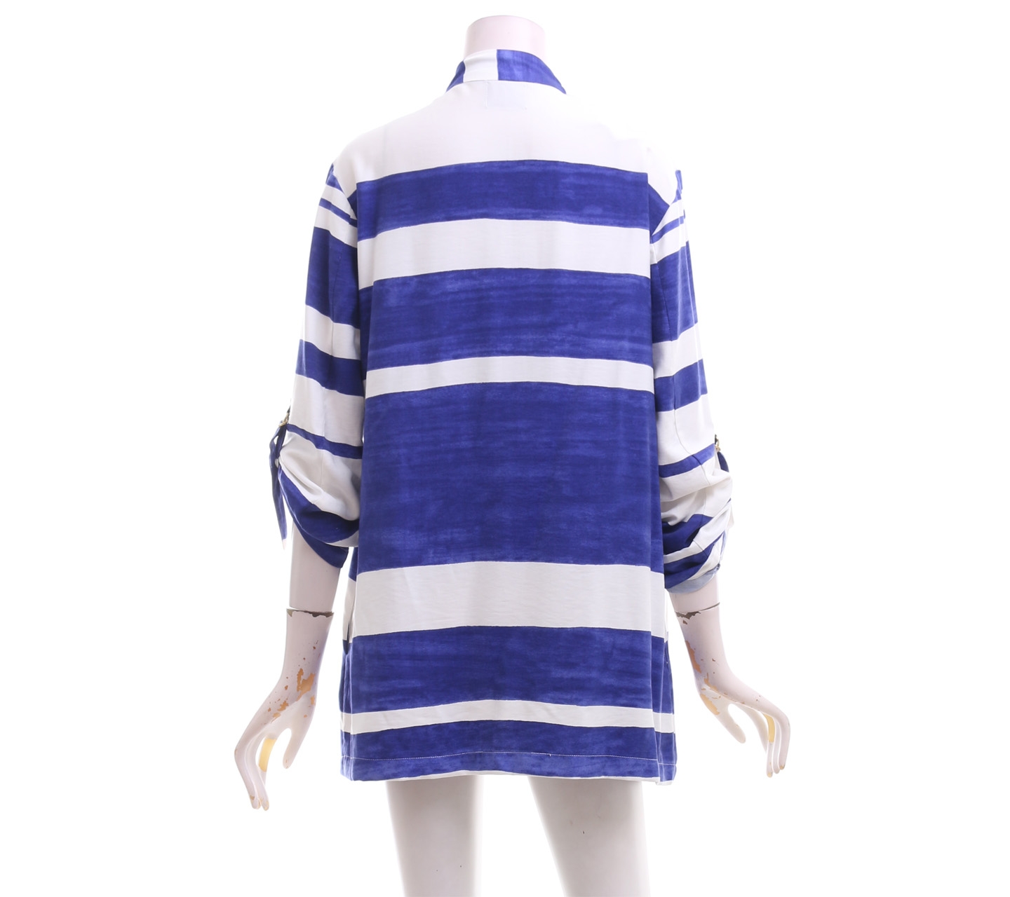 Anokhi Blue & White Striped Outerwear