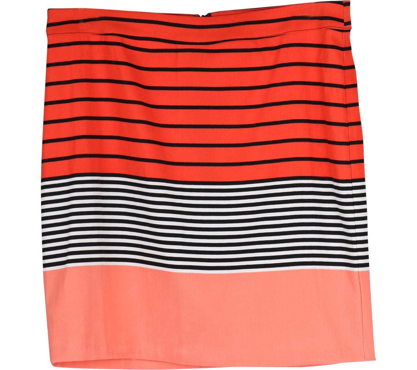 Pim + Larkin Orange Striped Skirt