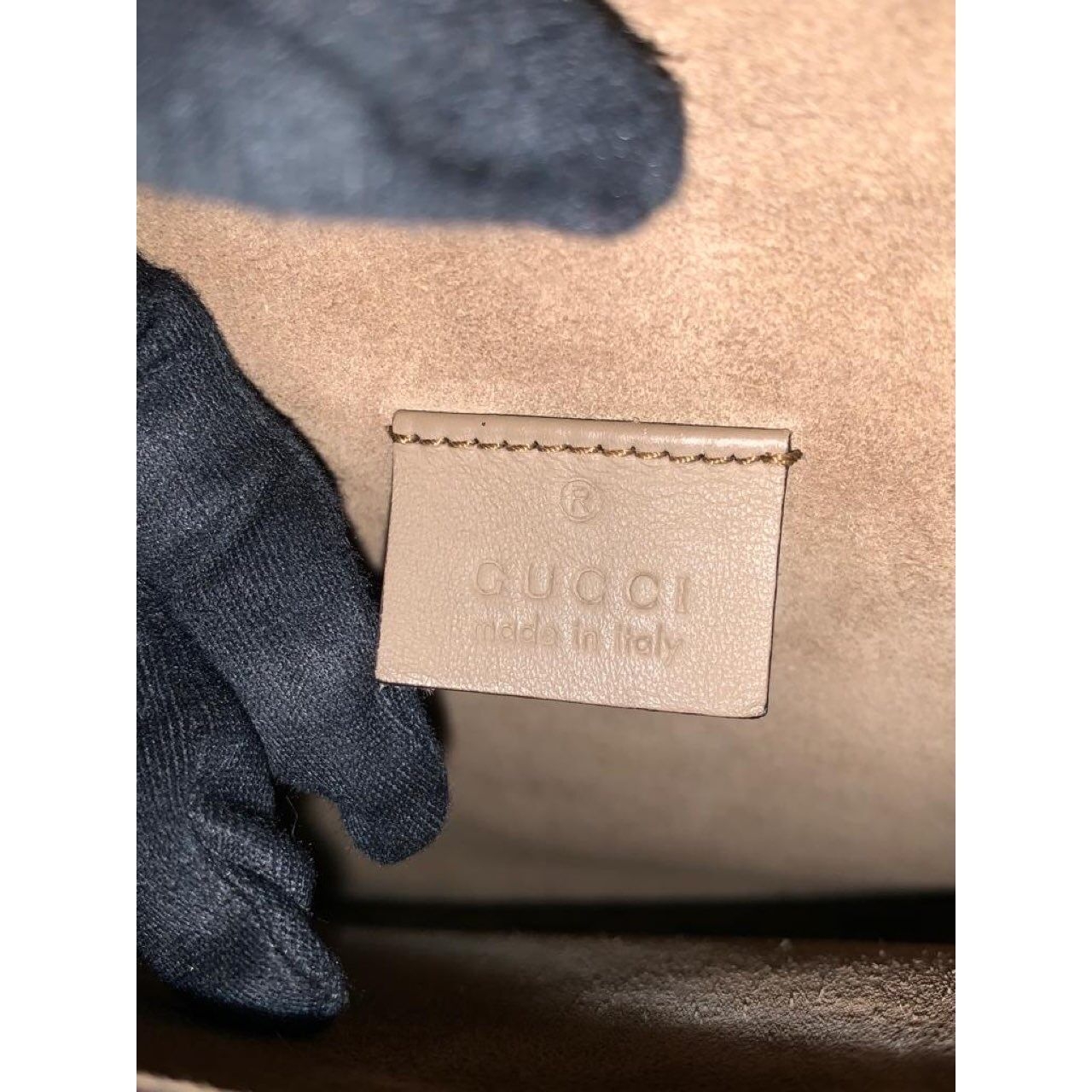 Gucci Brown & Beige Shoulder Bag