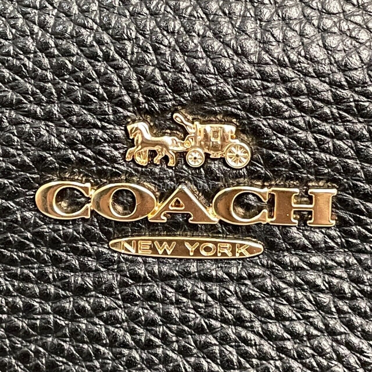 Coach C6229 Kacey Black Leather Satchel