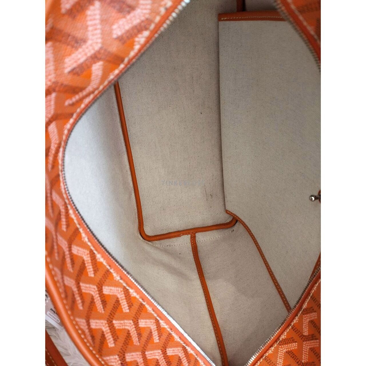 Goyard Artois in Orange 2018 Tote Bag