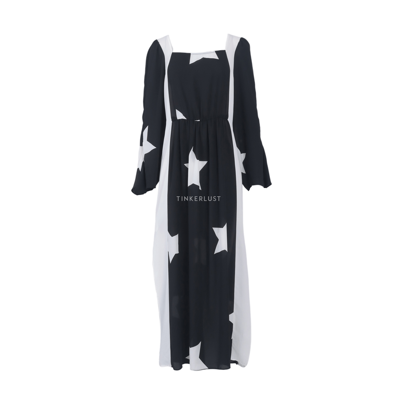 iRoo Black & White Long Dress