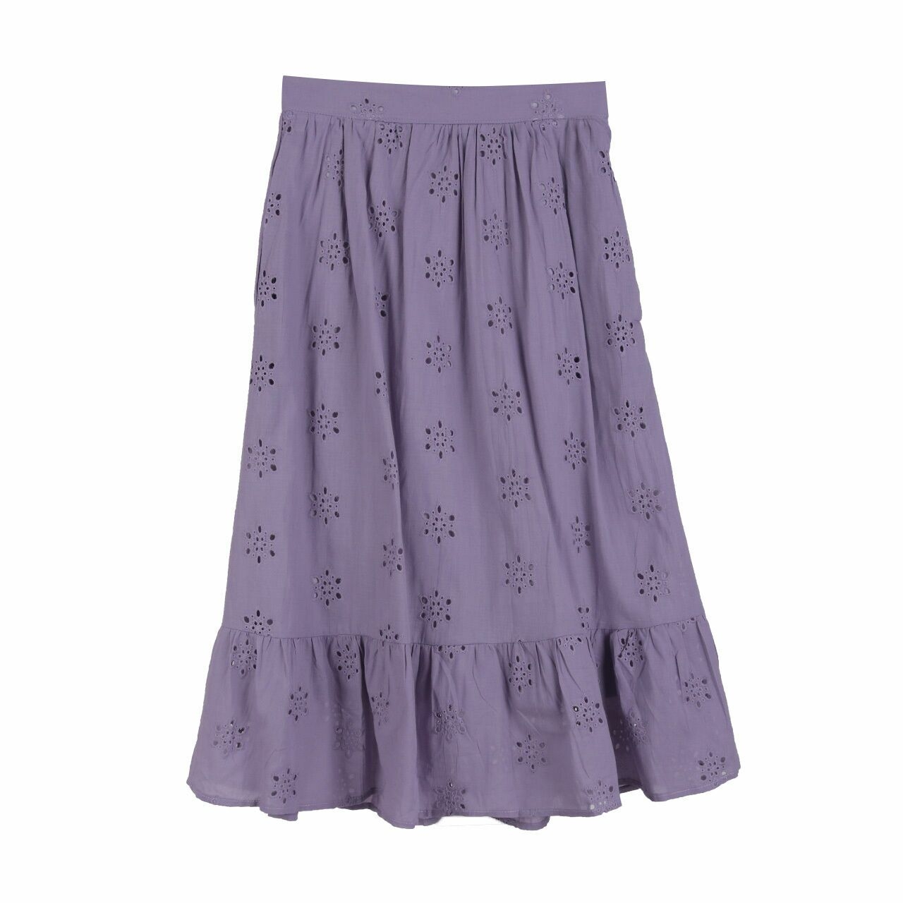 Chocochips Purple Midi Skirt