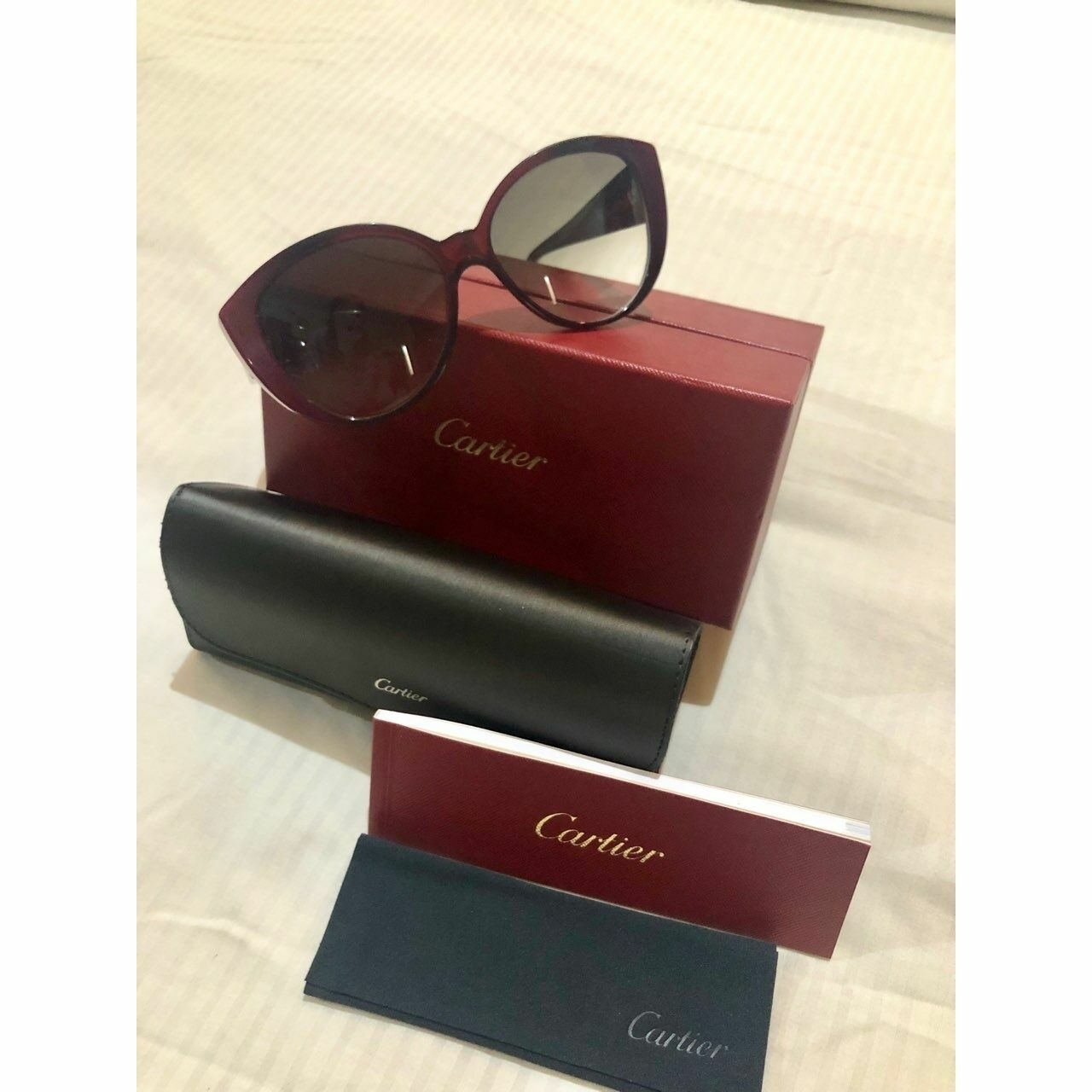 Cartier Sunglasses Burgundy 