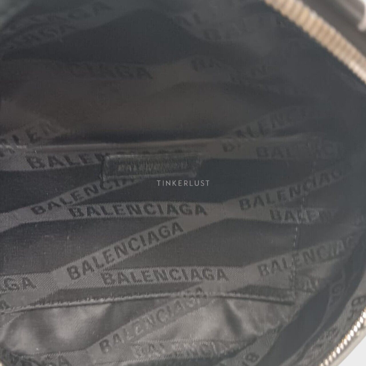 Balenciaga All Over Logo Bumbag Beltbag Black and White 2019 Sling Bag
