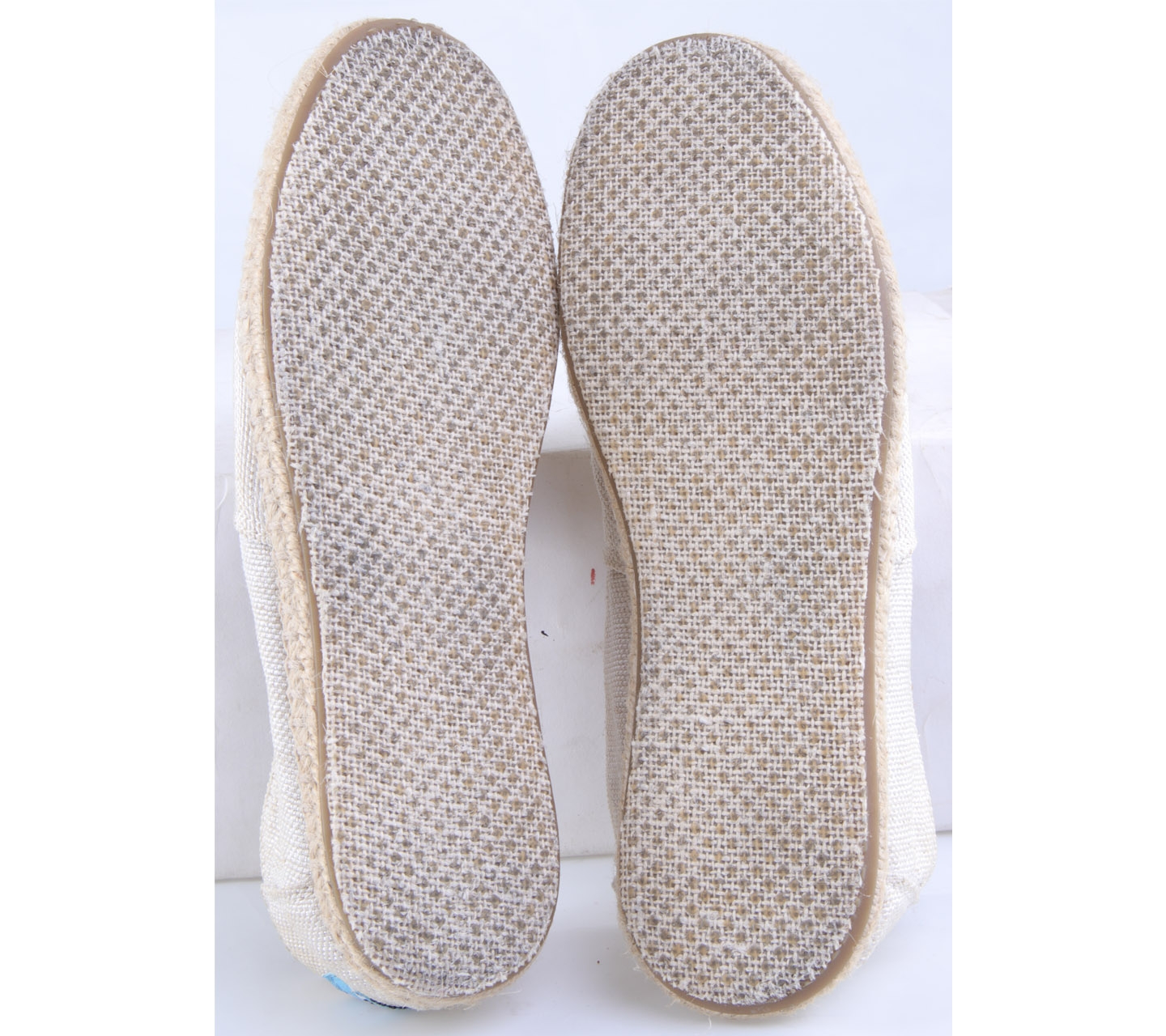 Toms Beige Alpargata Espadrille Natural Yarn Dye Open Toe Sandals Flats