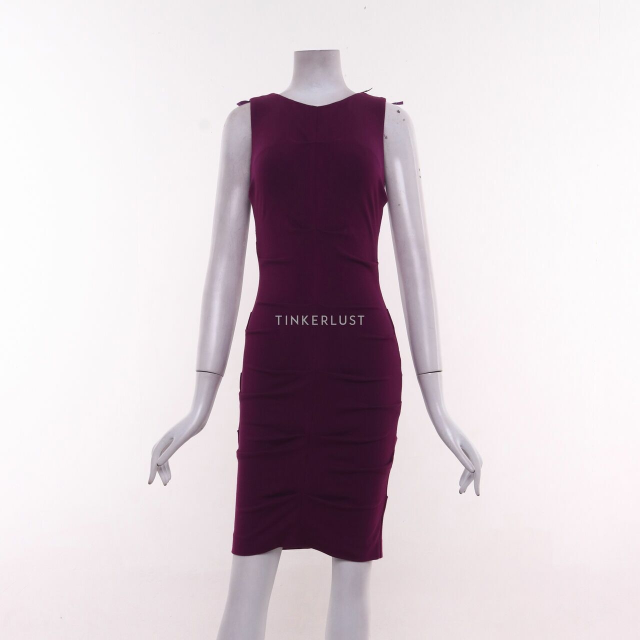 Nicole Miller Purple Mini Dress