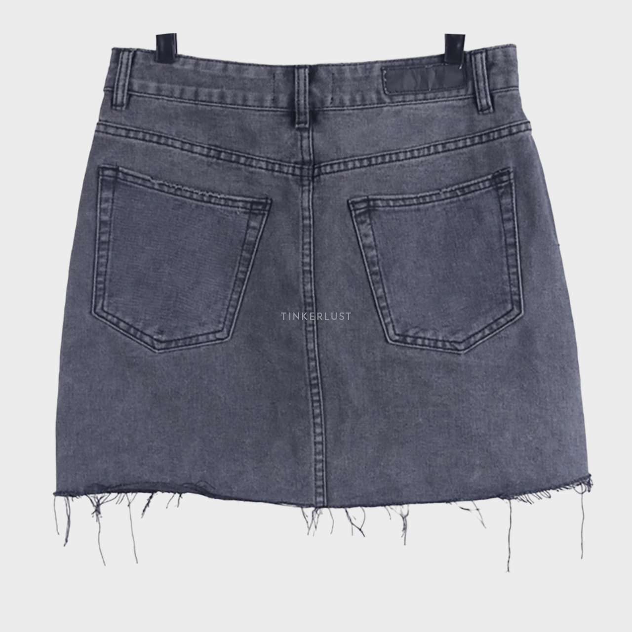 Cotton On Grey Denim Mini Skirt