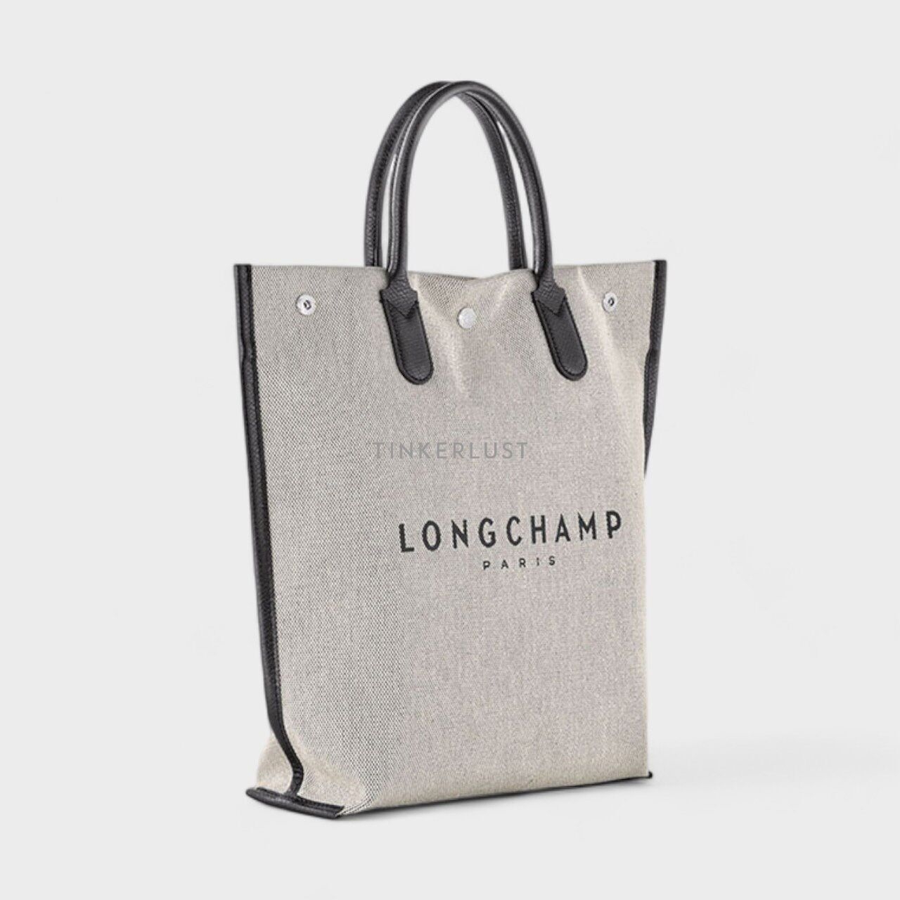 Longchamp Medium Roseau in Ecru Canvas Tote Bag