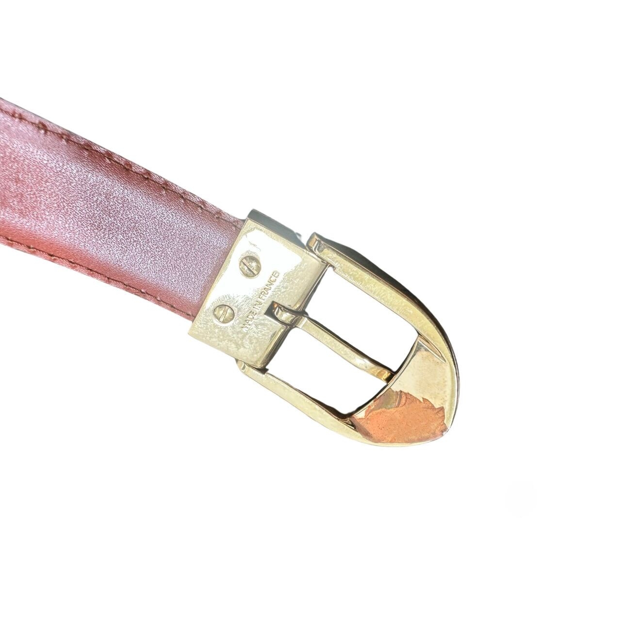 Louis Vuitton Orange Epi Leather Belt